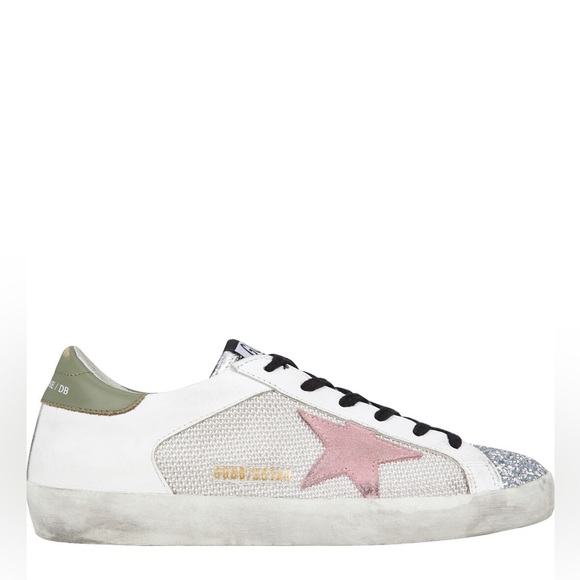 ✅TRADE✅Superstar Glitter Mesh Low-Top Sneakers GGDB 38 - Picture 6 of 15